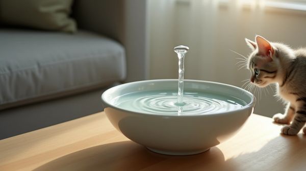 Pourquoi choisir une fontaine à eau céramique pour votre chat