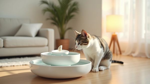 Pourquoi choisir une fontaine à eau céramique pour votre chat